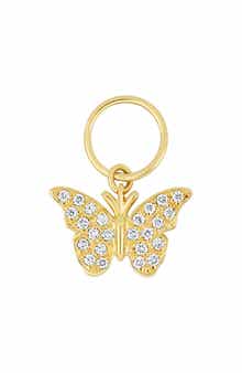 Bony Levy Icon Pavé Diamond Butterfly Charm