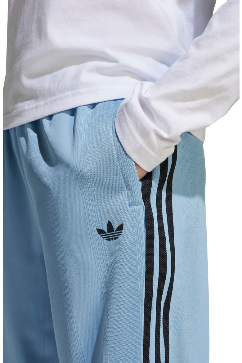 Kids' 3-Stripe Shorts, Alternate, color, ASH BLUE