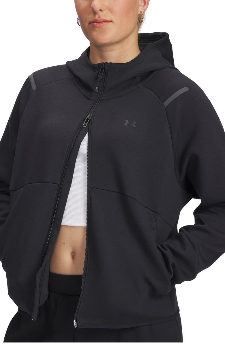 Under Armour Unstoppable Fleece Jacket, Main, color, Black / / Black