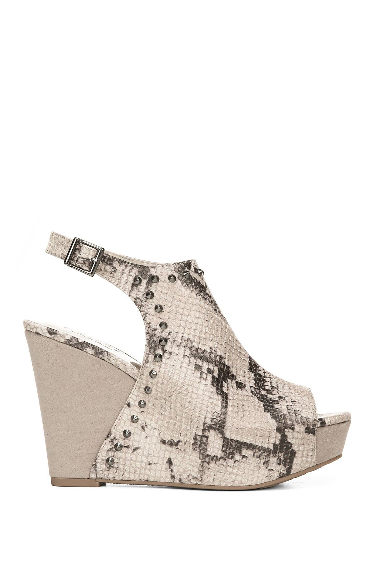 Carlos by Carlos Santana Marcia Snake Print Wedge Sandal (Women ...