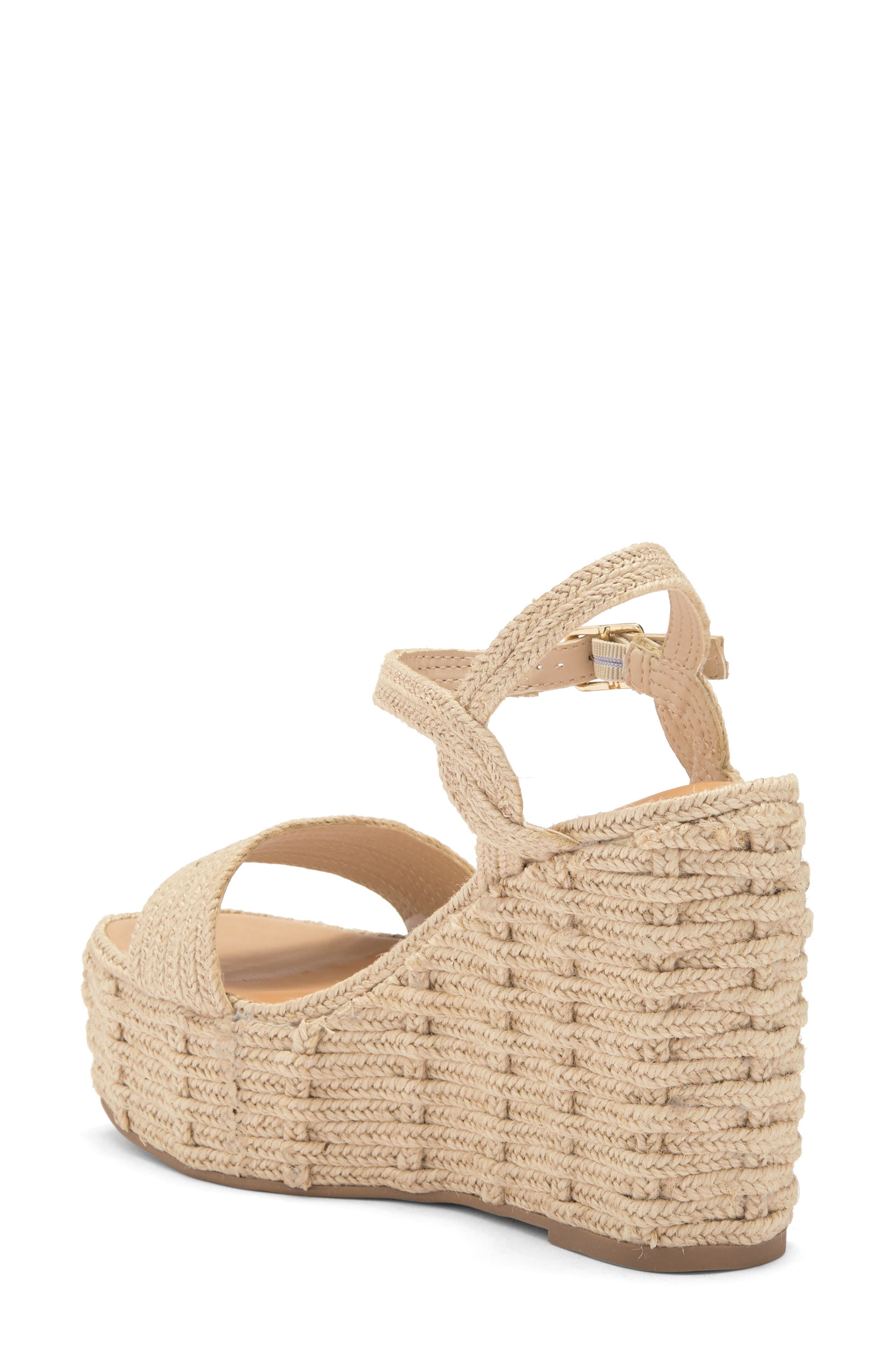 Steve Madden Pinky Espadrille Platform Wedge Sandal, Alternate, color, Natural