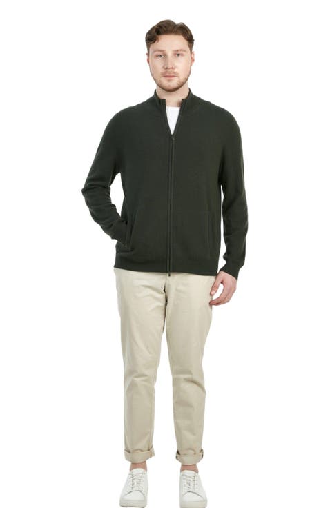 Essential Full-Zip Cashmere Cardigan