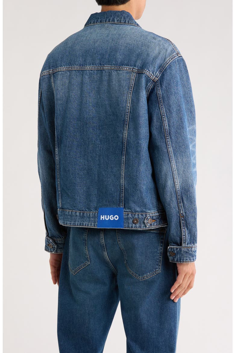 Dex Denim Jacket, Alternate, color, NAVY