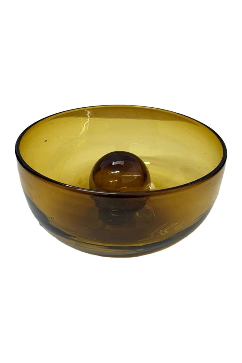 Tres Palos Amber Bowl, Main, color, Yellow