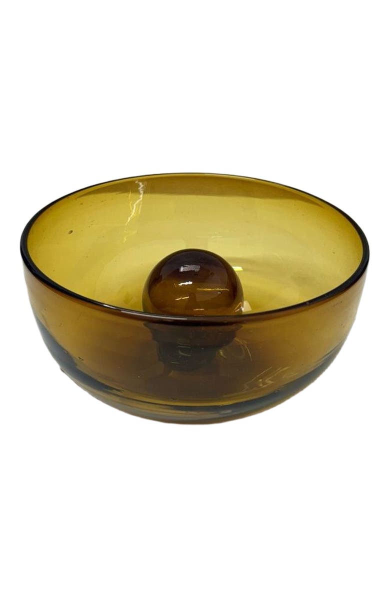 Meso Goods Tres Palos Amber Bowl, Main, color, Yellow