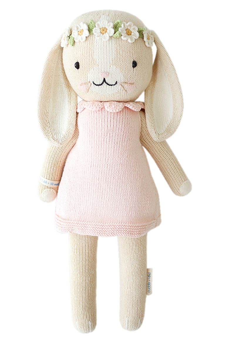Mini Blush Hannah the Bunny Stuffed Animal, Main, color, PINK