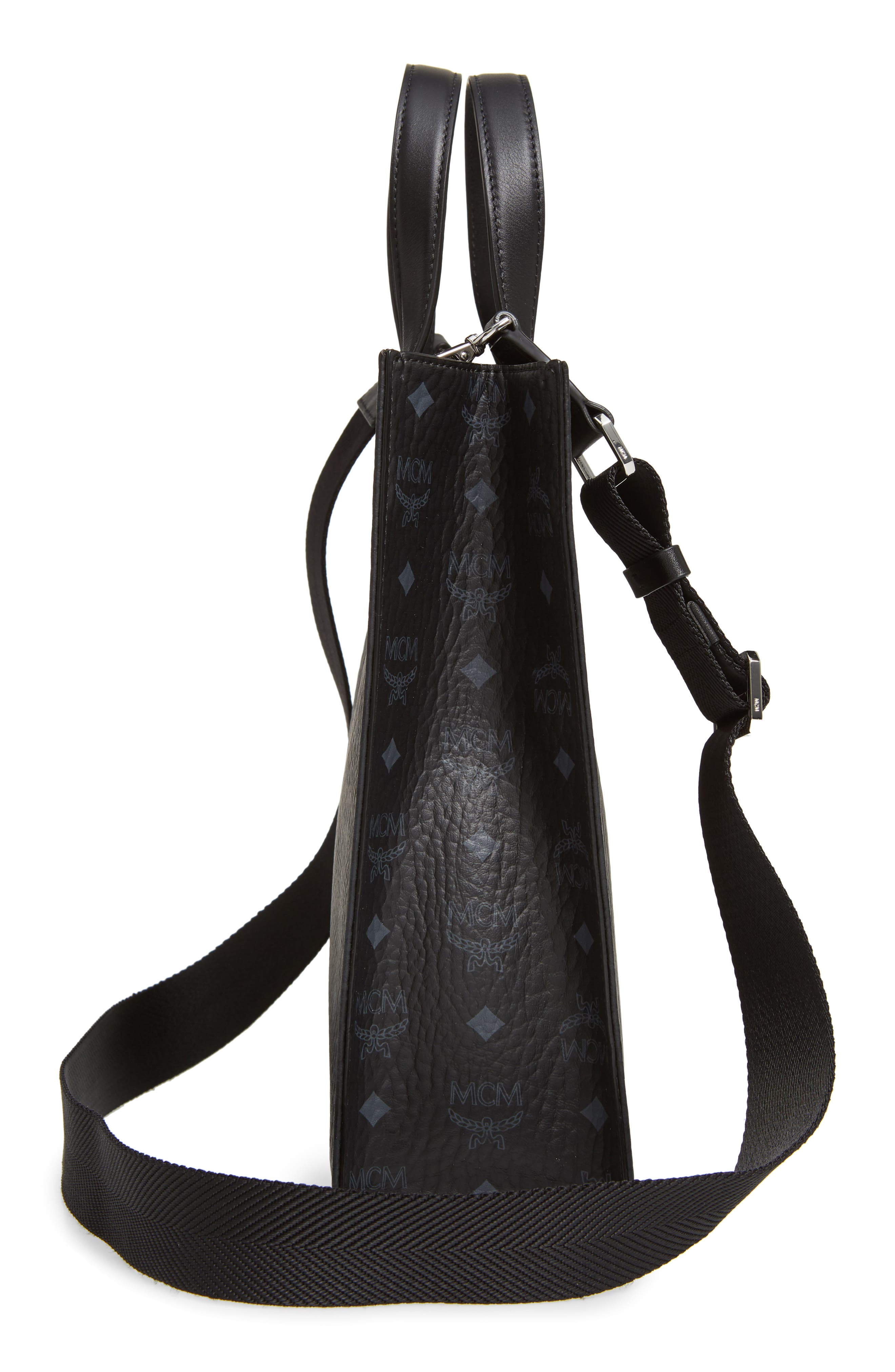 MCM Small Klassik Visetos Tote, Alternate, color, 