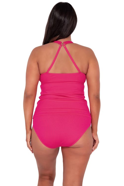 Sunsets Escape Emerson Tankini In Begonia Sandbar Rib