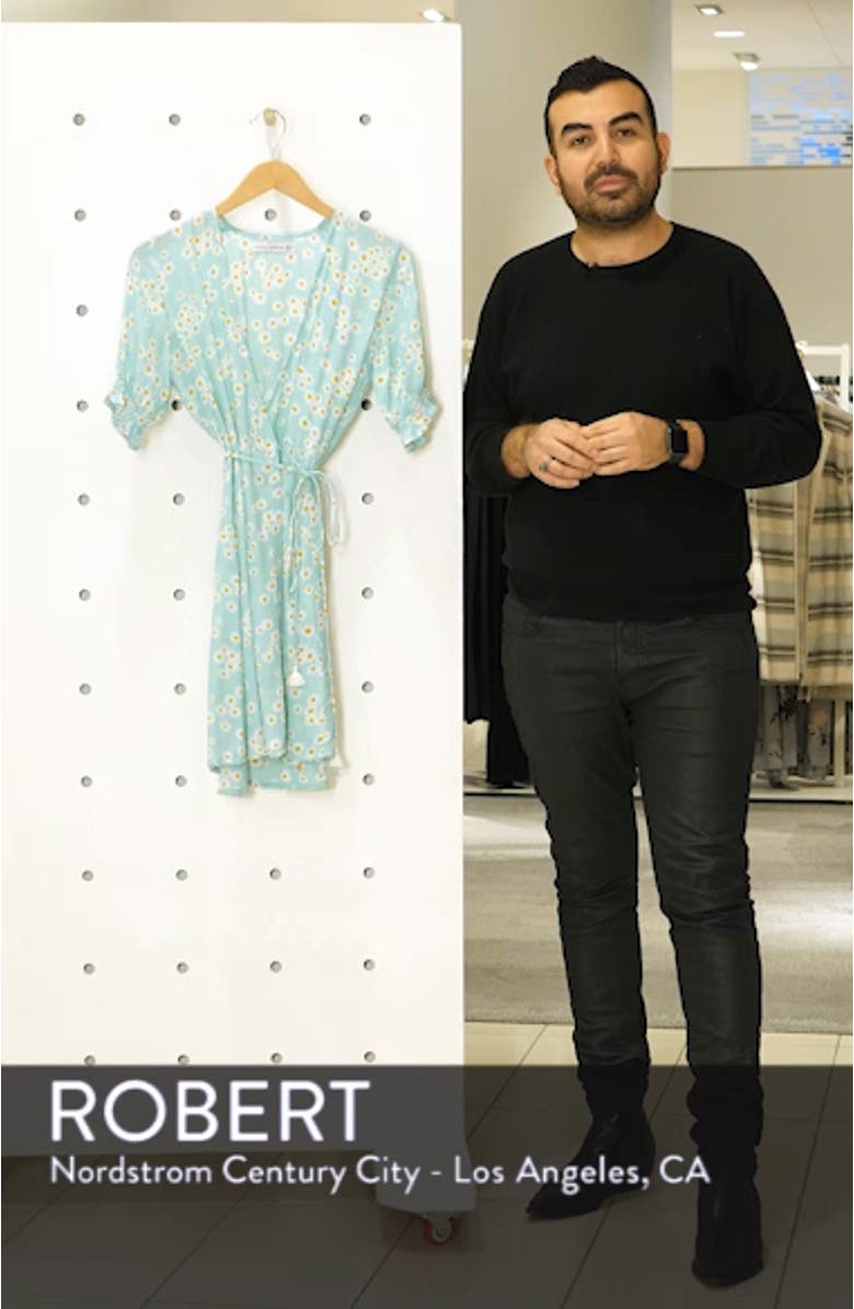 Mira Floral Wrap Dress, sales video thumbnail