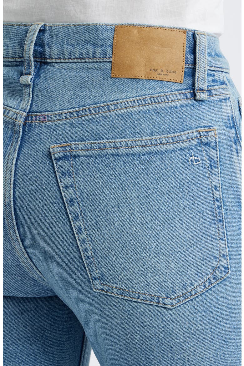 Harlow Mid Rise Straight Leg Ankle Length Jeans, Alternate, color, AUDREY