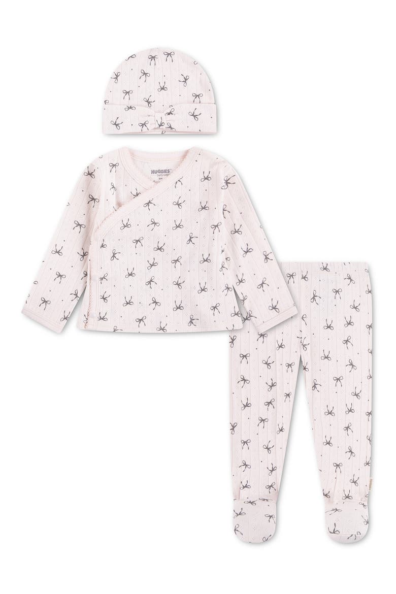 Top, Footed Pants & Hat Set, Main, color, ROSEWATER