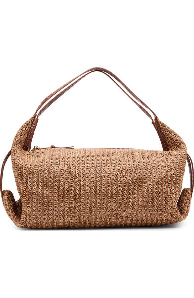 Dolce Vita Billy Woven Shoulder Bag, Main, color, Natural Raffia