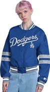 STARTER Women's Starter  Royal Los Angeles Dodgers Interception Full-Snap Varsity Jacket