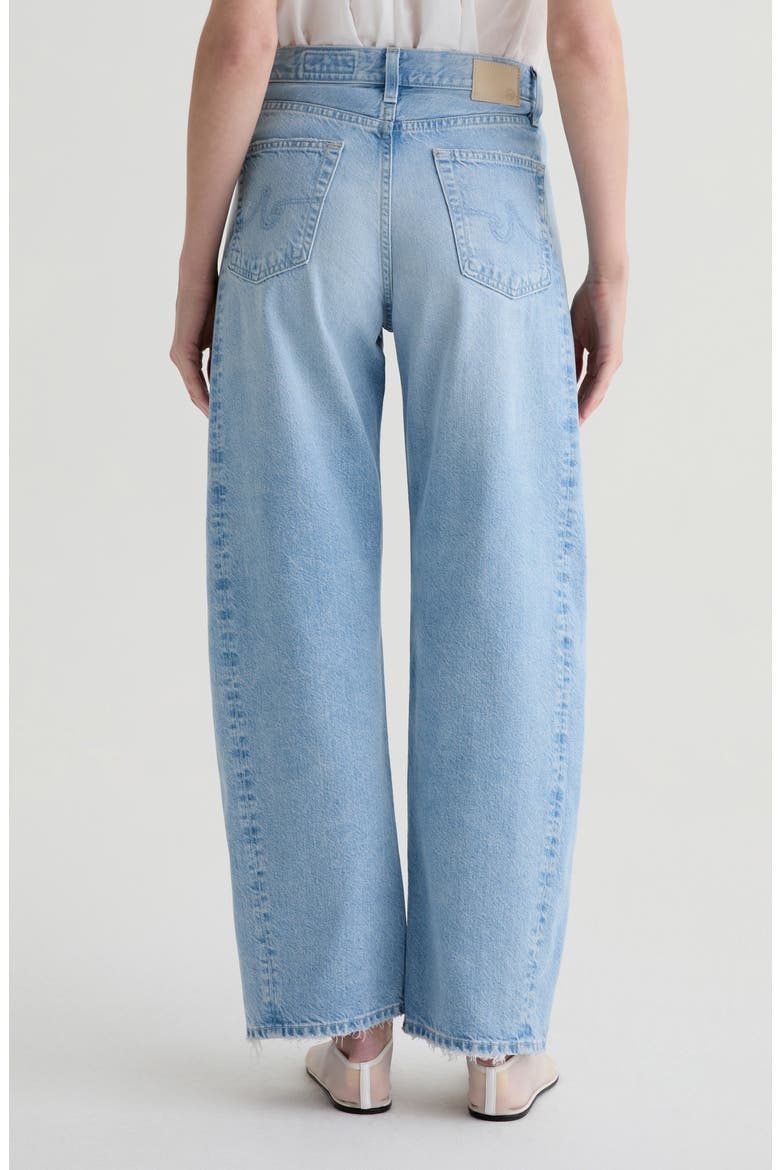 Hattie High Waist Barrel Jeans, Alternate, color, ALLUSION DESTRUCTED