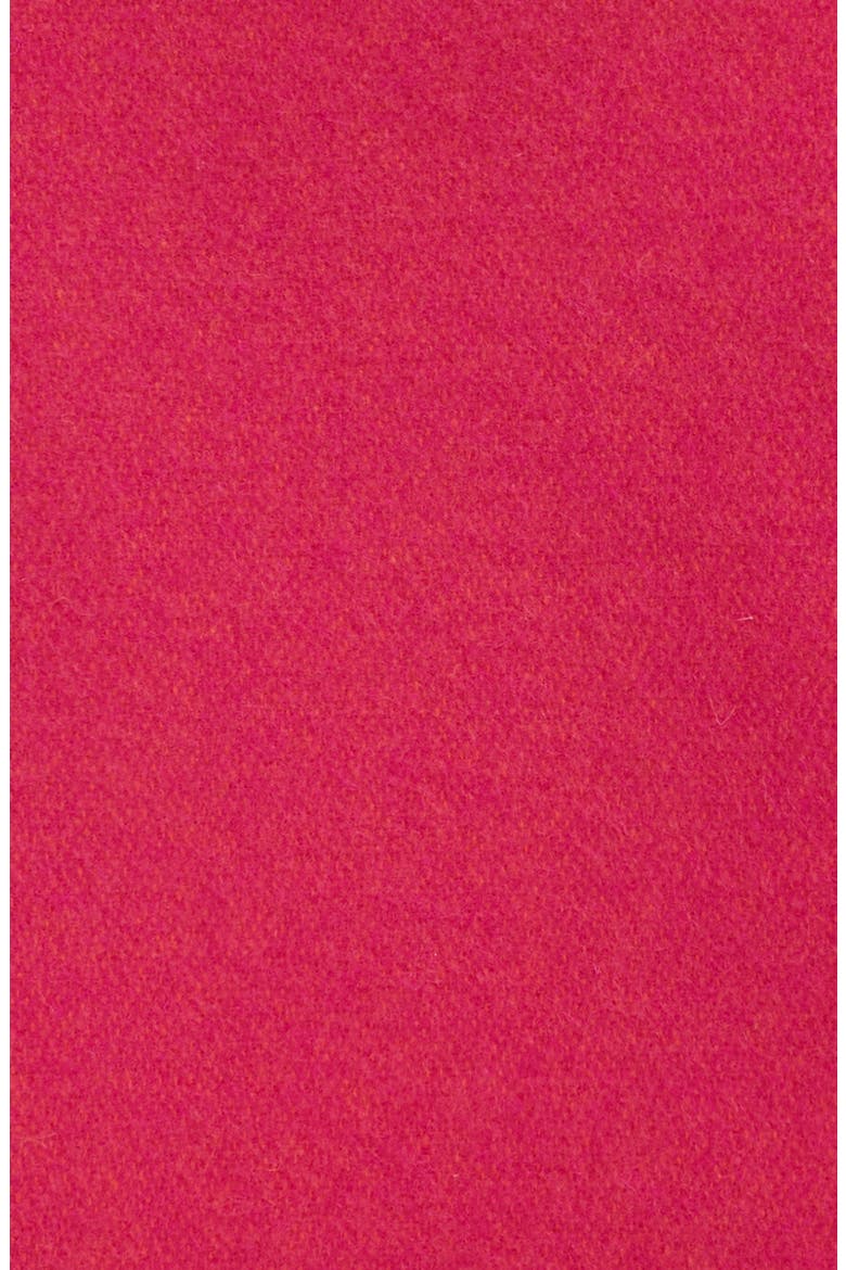 Colorblock Wool Throw Blanket, Alternate, color, MULBERRY PINK/ CORAL