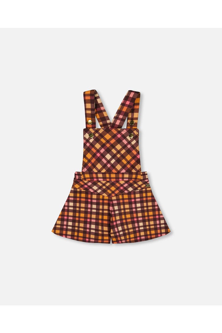 Little Girl's Milano Shortall Plaid Magenta And Brown, Main, color, Pink & Brown Plaid