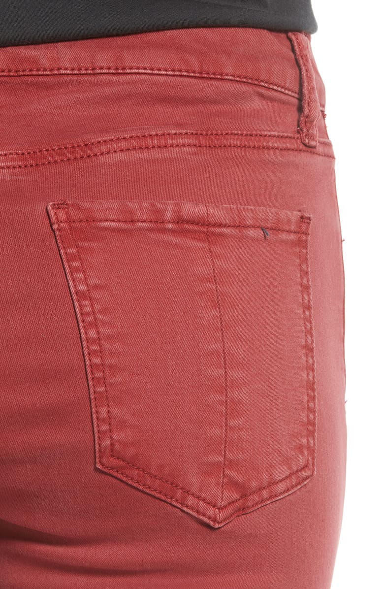 Prosperity Denim Kate Raw Hem Crop Straight Leg Jeggings, Alternate, color, 