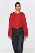 COS Brushed-Cotton Long-Sleeved T-Shirt
