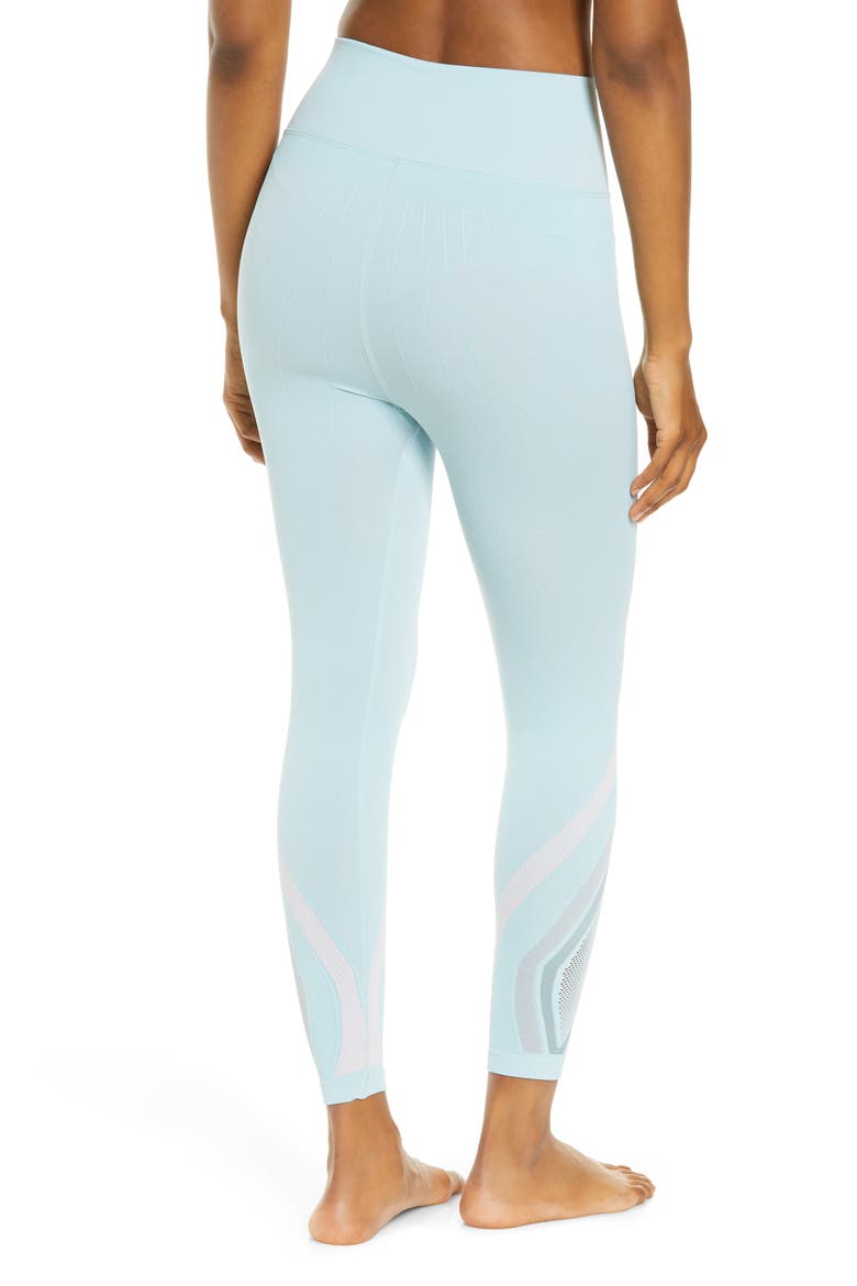Free People FP Movement The Essence High Waist Leggings, Alternate, color, TEAL COMBO