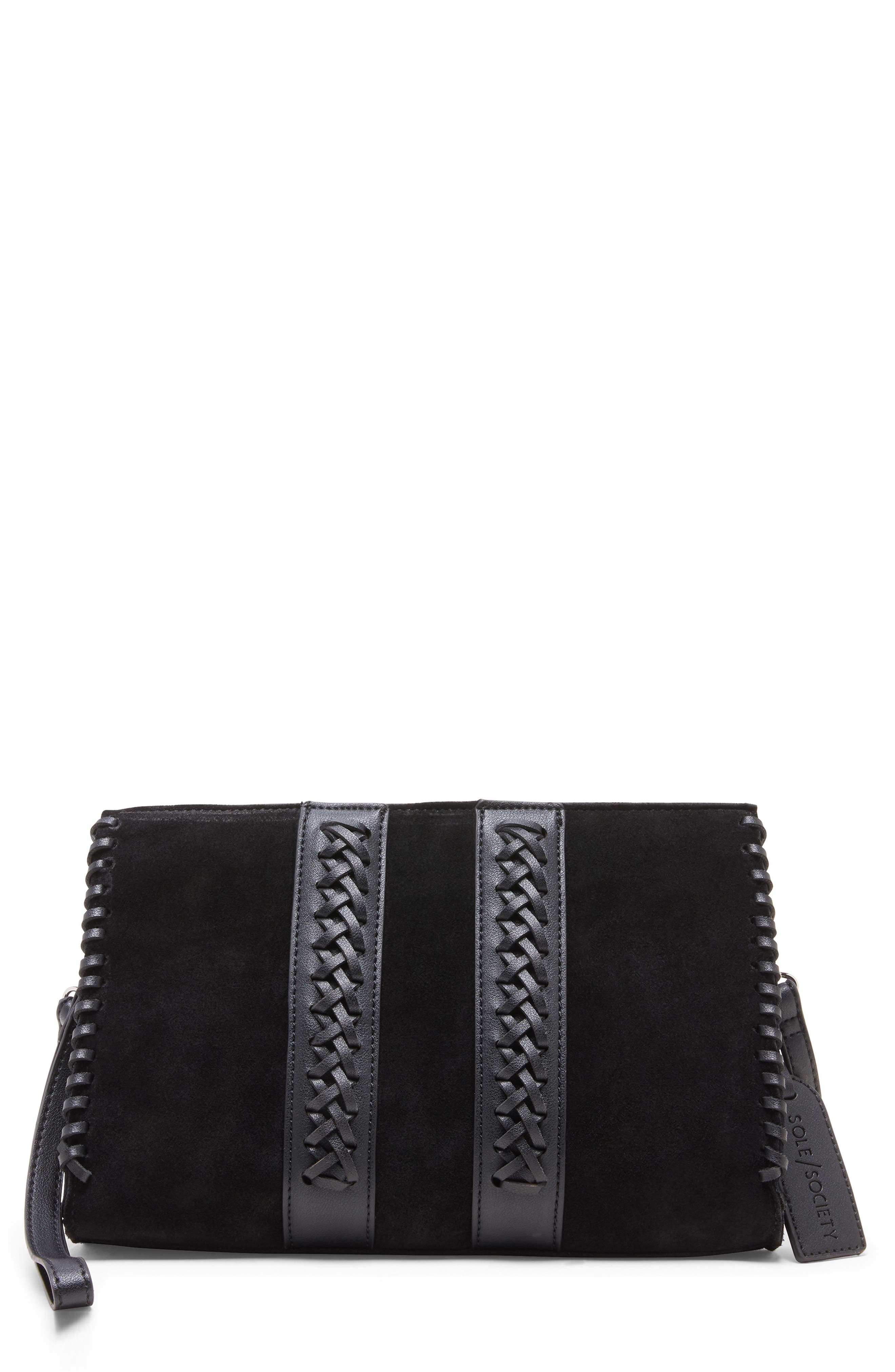 Sole Society Wahli Clutch, Main, color, 