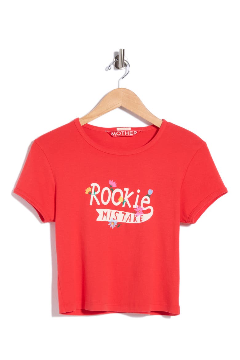The Itty Bitty Cotton Graphic Baby Tee, Alternate, color, ROOKIE MISTAKE