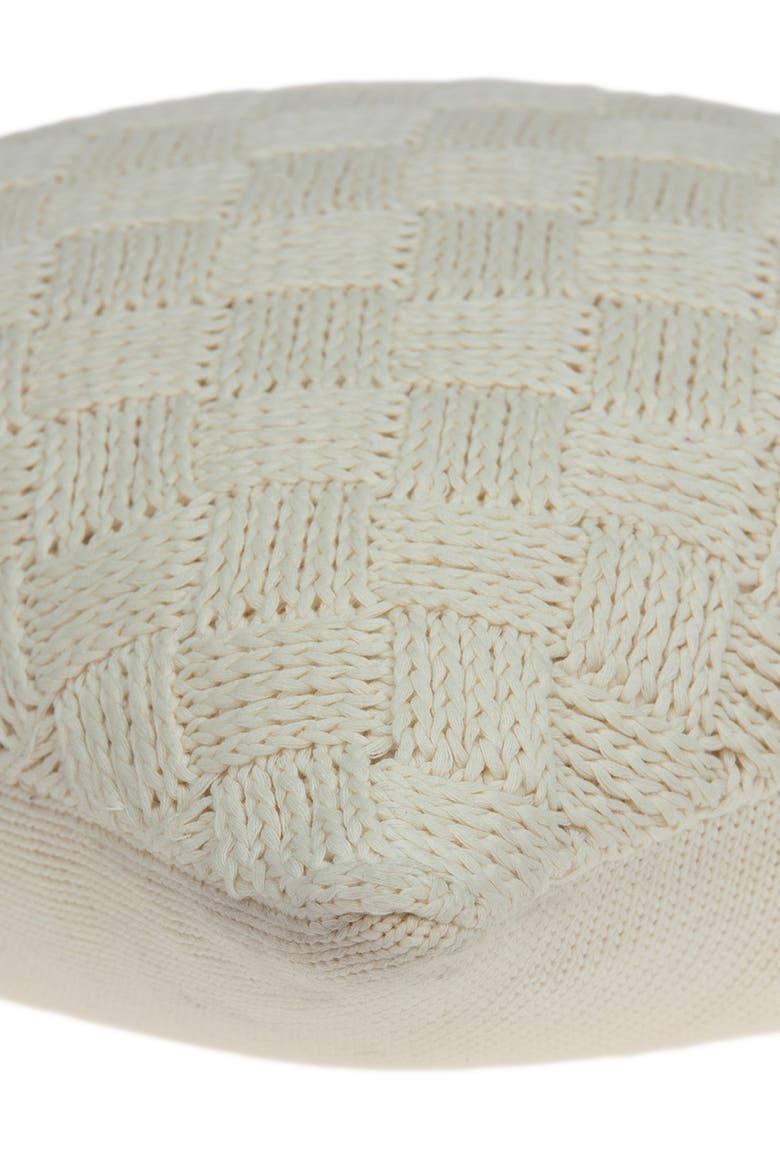 Caden Transitional Pillow - 20" x 20" - Beige, Alternate, color, BEIGE