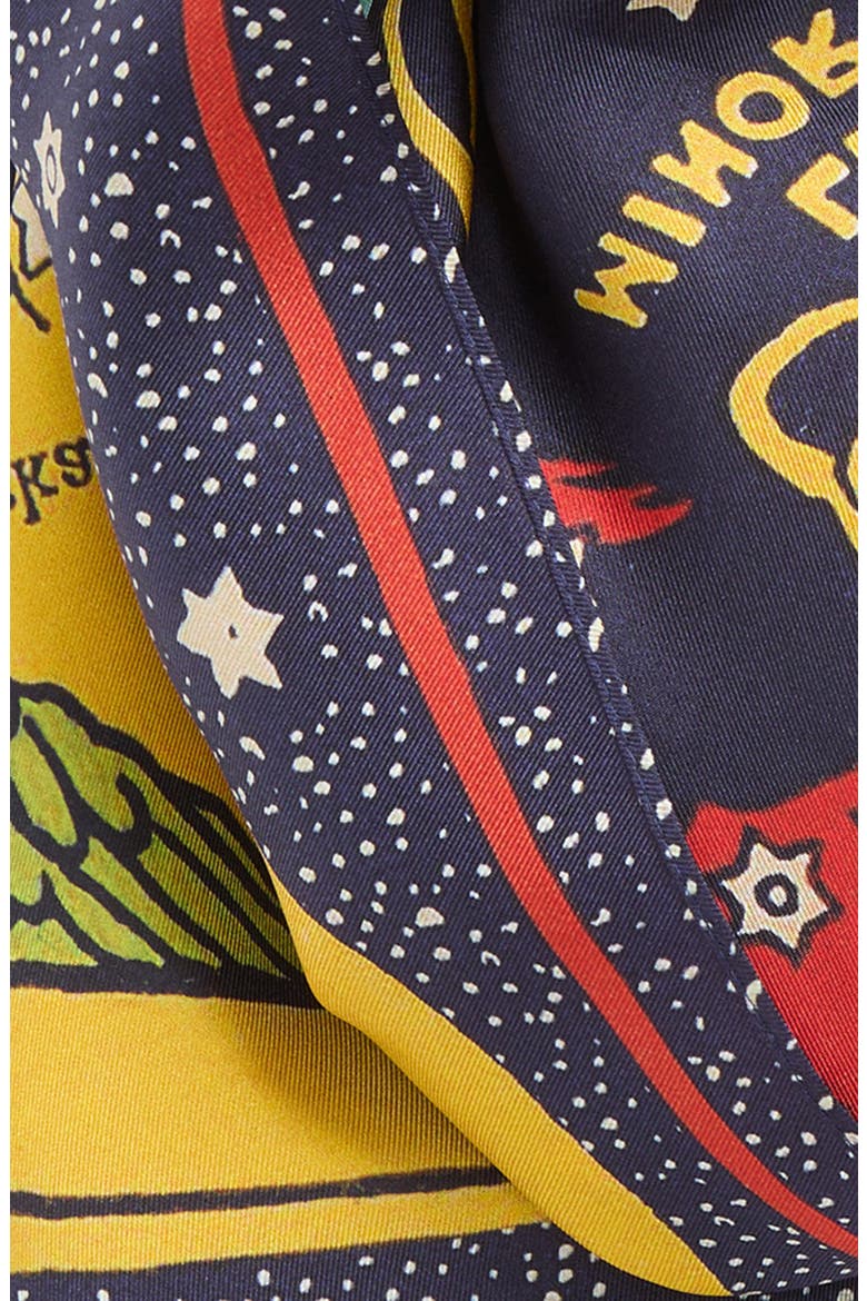 The Scarf It Up Silk Scarf, Alternate, color, COSMOS