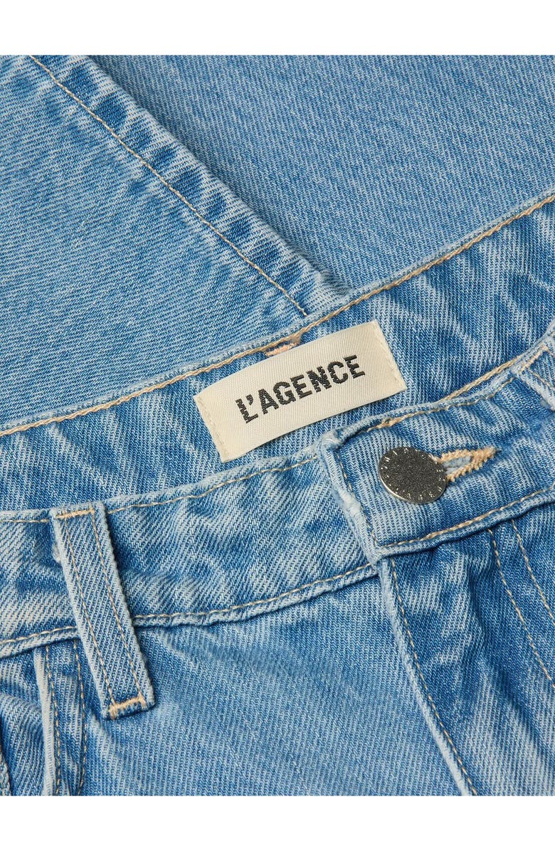 L'AGENCE Bex Slouch Rodeo Jeans, Alternate, color, Bellflower