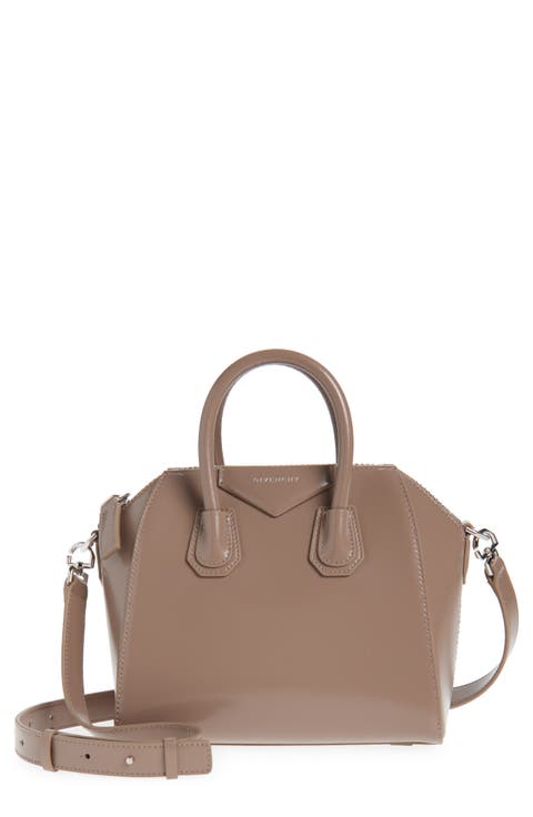 Mini Antigona Leather Satchel
