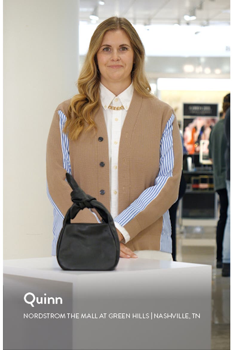 Mini Bow Leather Top Handle Bag video