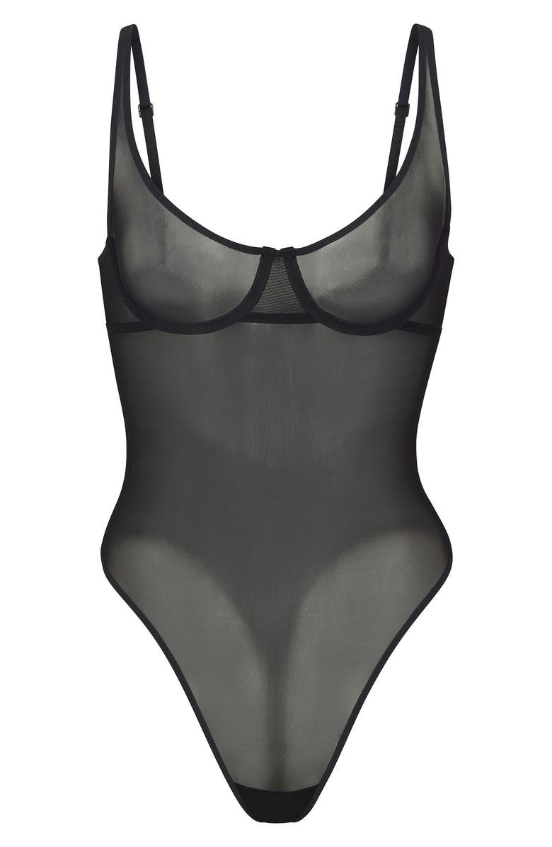 SKIMS Ultrafine Mesh Bodysuit, Main, color, 