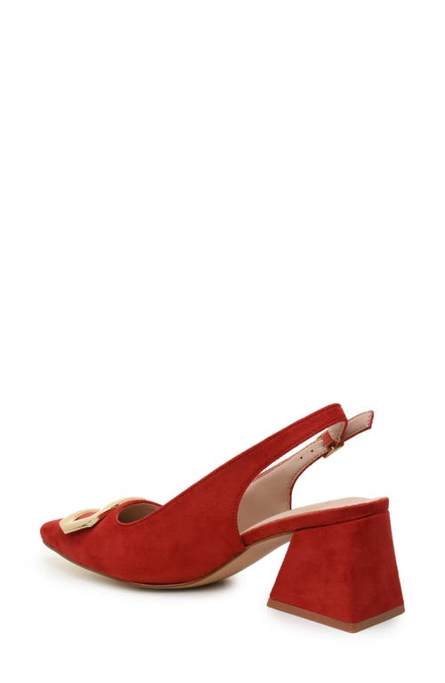 NICOLE MILLER NICOLE MILLER BLOCK HEEL SLINGBACK PUMP