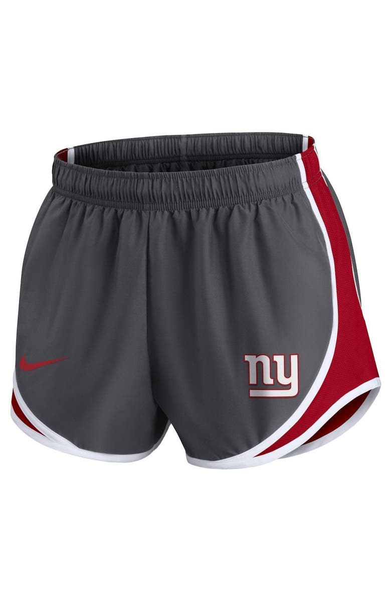 Nike Women's Nike Charcoal New York Giants Logo Performance Tempo Shorts, Alternate, color, Charcoal