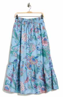 T Tahari Floral Print Skirt