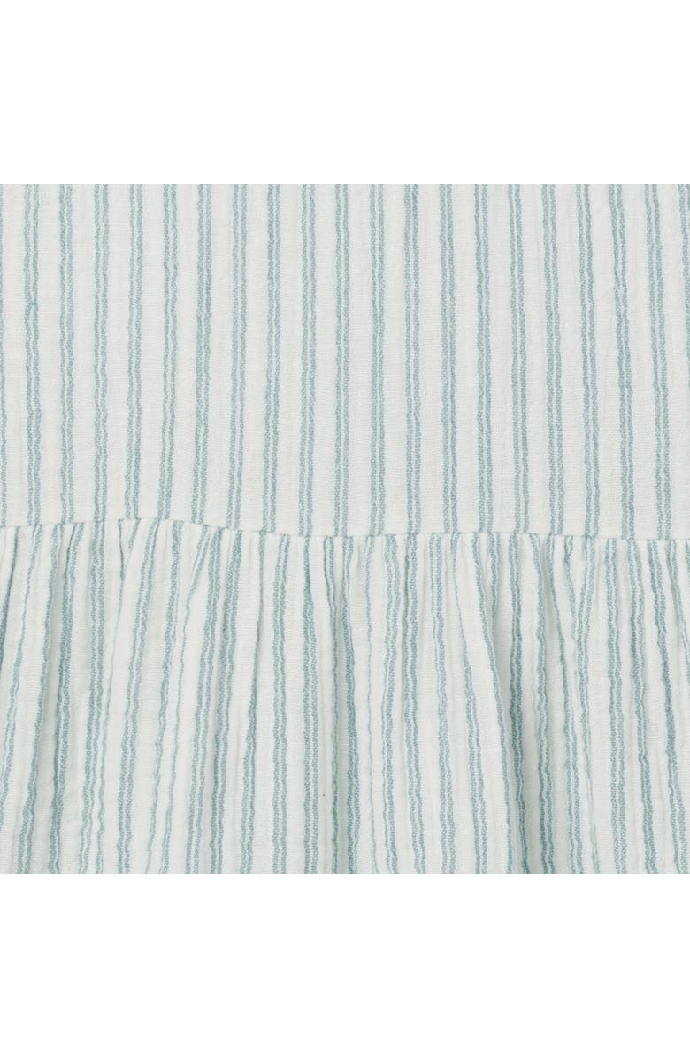 Modern Moments<sup>™</sup> by Gerber Mommy & Me Gauze Teal Stripe Dress, Alternate, color,