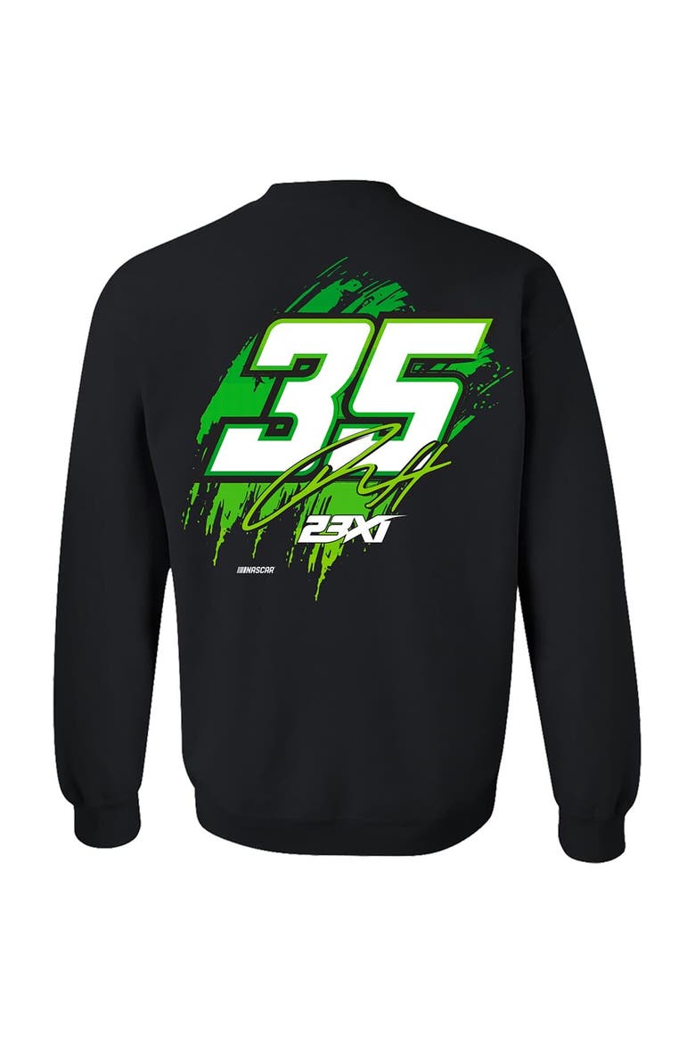 Men's 23XI Racing  Black Riley Herbst Monster Car Sweatshirt, Alternate, color, Black
