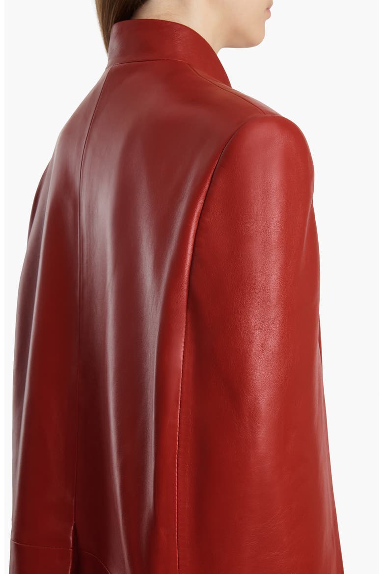 Dolso Leather Jacket, Alternate, color, DEEP RED