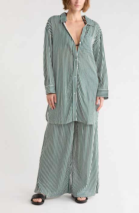 NORDSTROM RACK Printed Flowy Long Sleeve Tunic