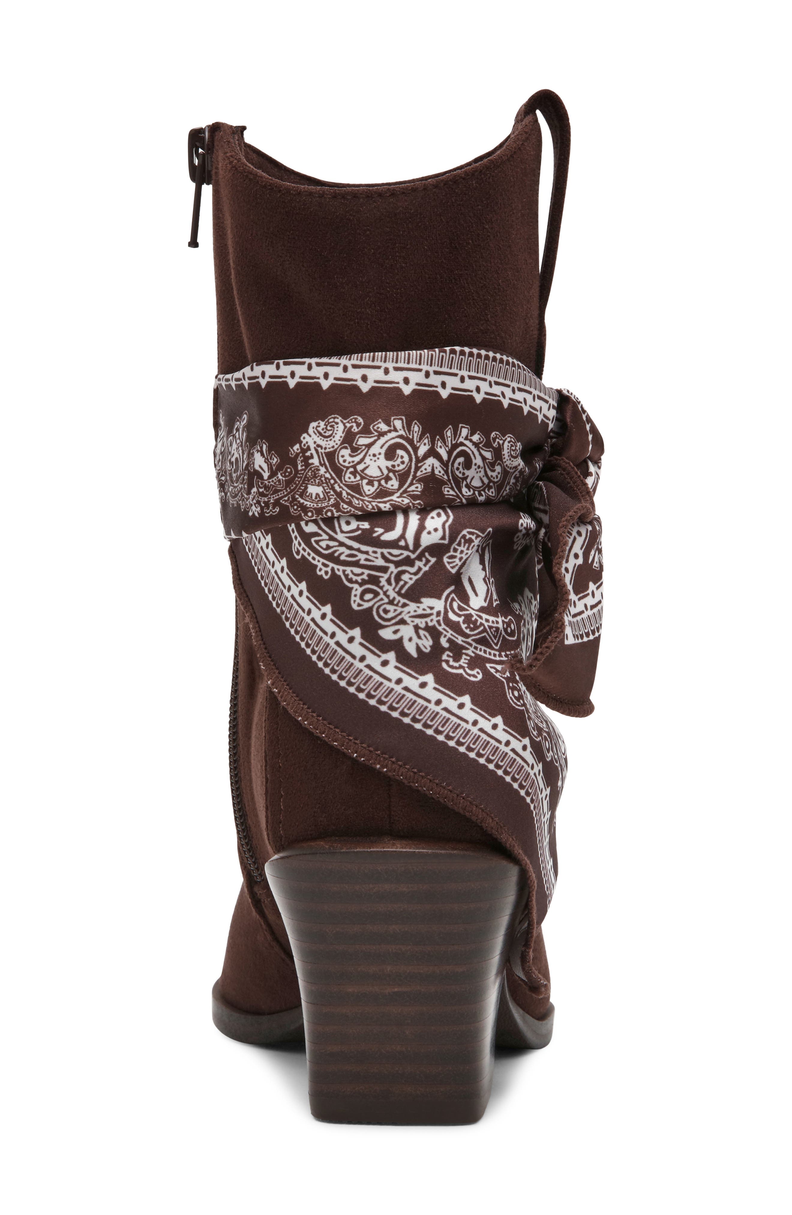 Hessana Bootie, Alternate, color, CHESTNUT