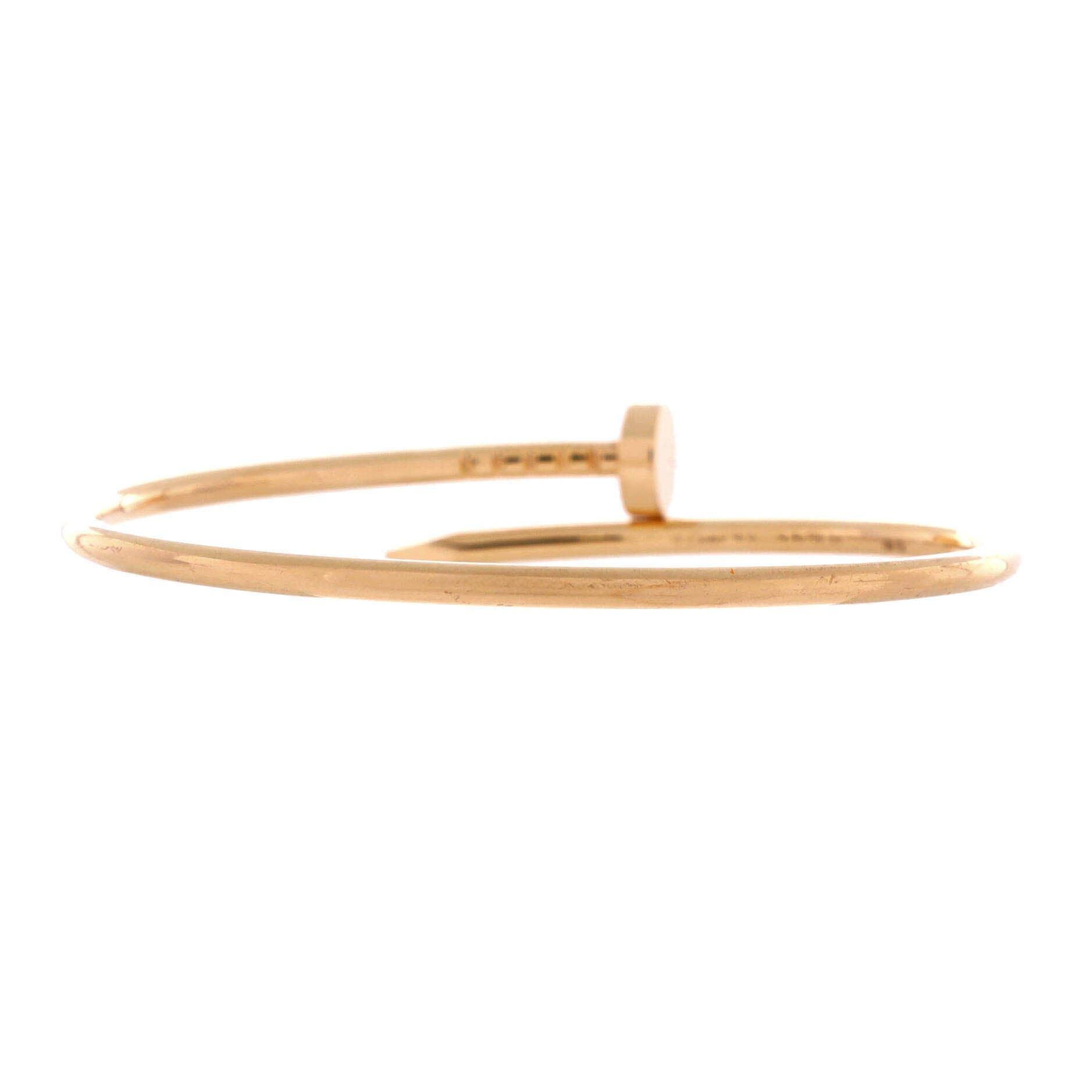 Juste un Clou Bracelet 18K Rose Gold Small, Alternate, color, Metallic Gold