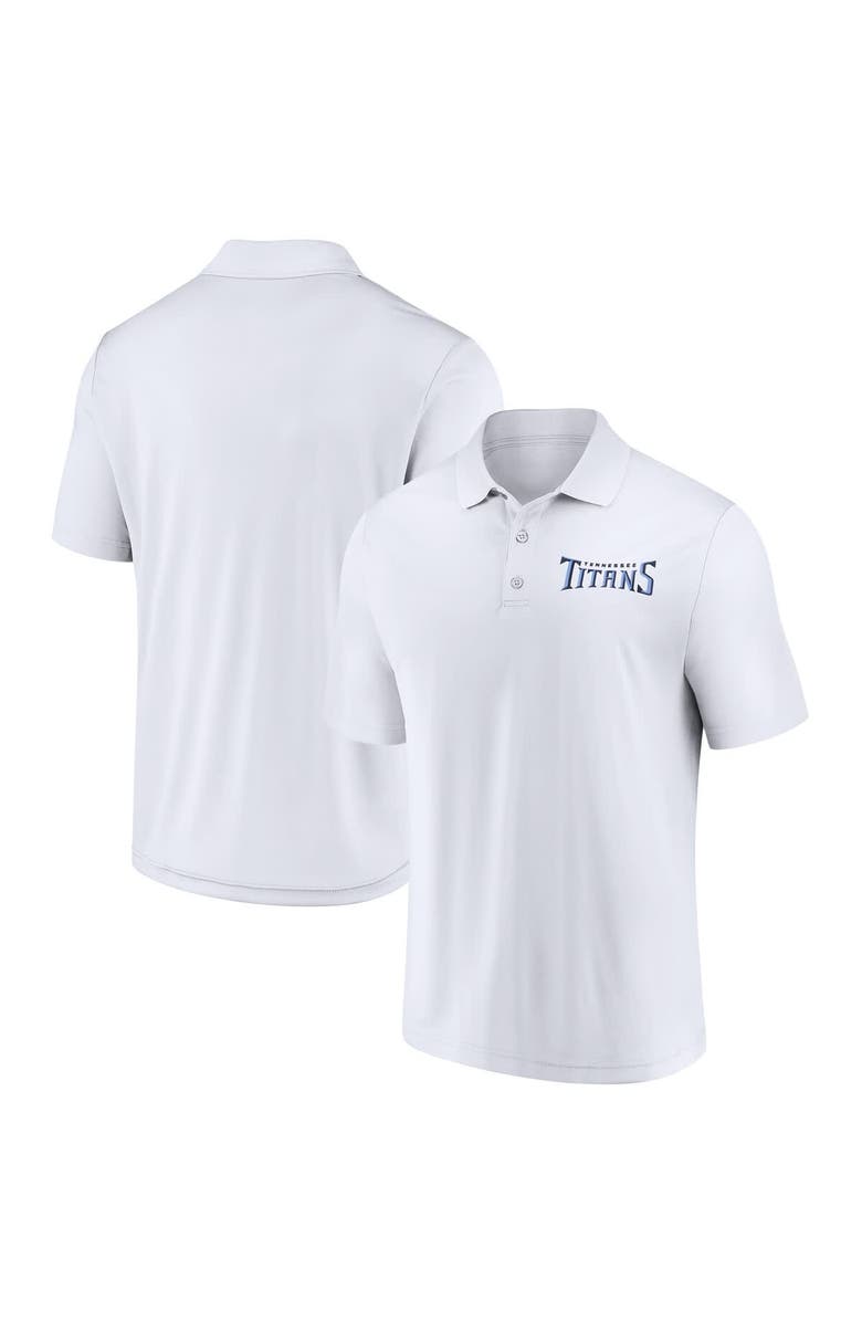 FANATICS Men's Fanatics White Tennessee Titans Lockup Polo, Main, color,