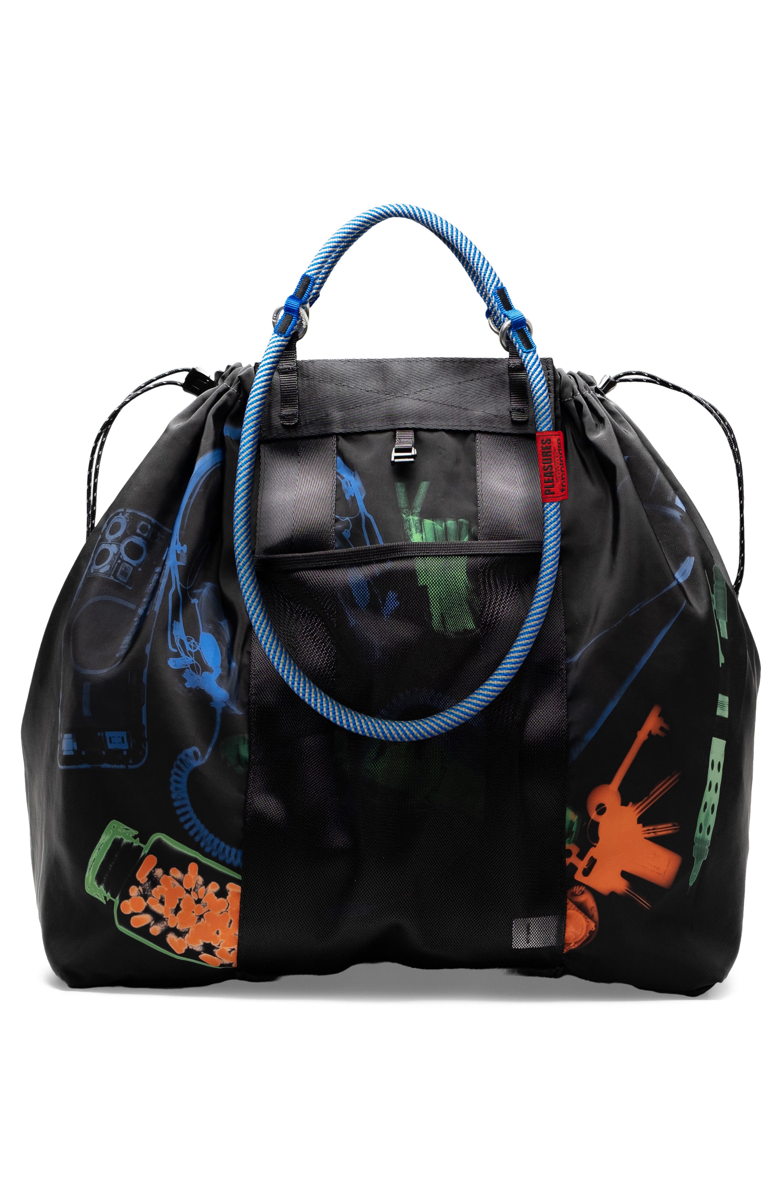 PLEASURES x Topologie Summit Reversible Tote, Alternate, color, Black / Gray