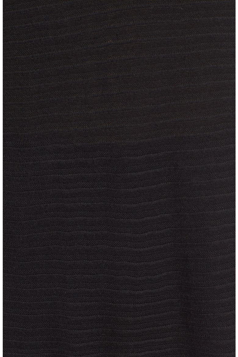 Side Zip Tunic Sweater, Alternate, color, BLACK