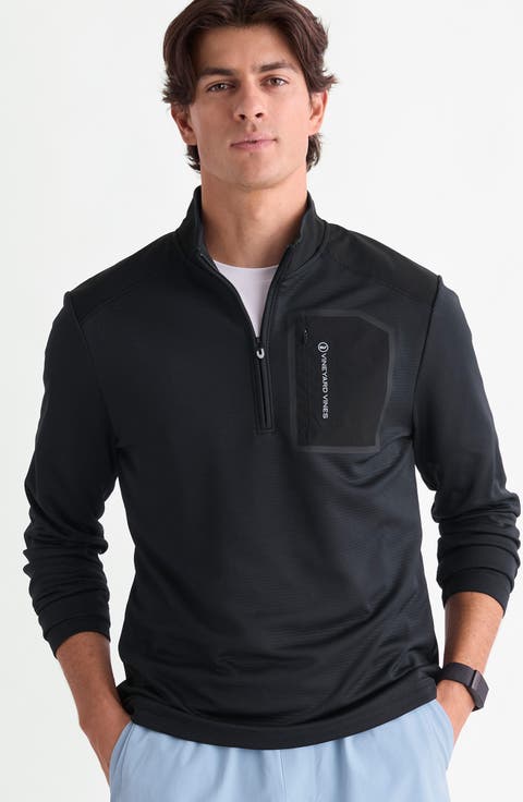 Grid-Tech Quarter Zip Pullover