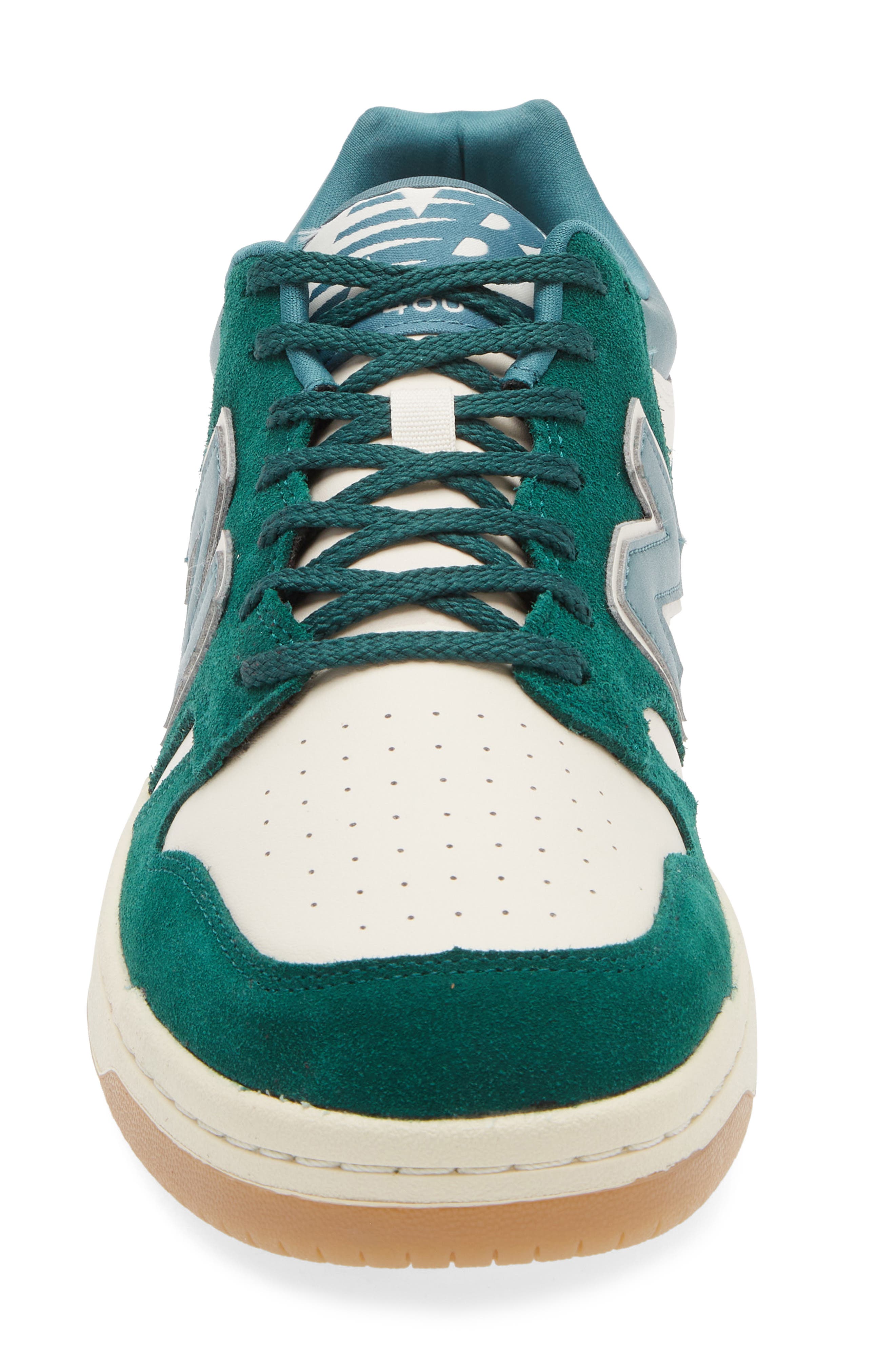 New Balance Gender Inclusive 480 Basketball Sneaker, Alternate, color, Marsh Green/ Linen