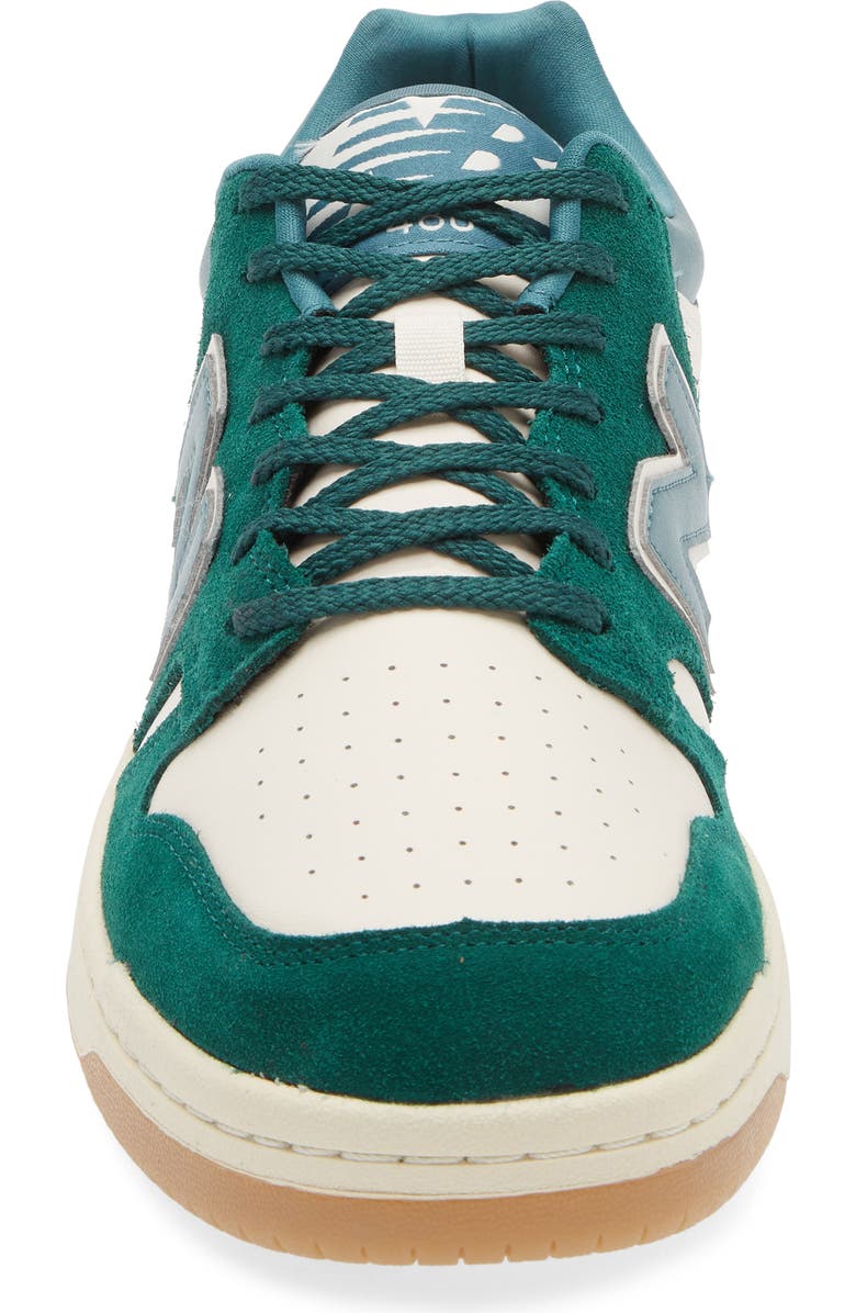 New Balance Gender Inclusive 480 Basketball Sneaker, Alternate, color, Marsh Green/ Linen