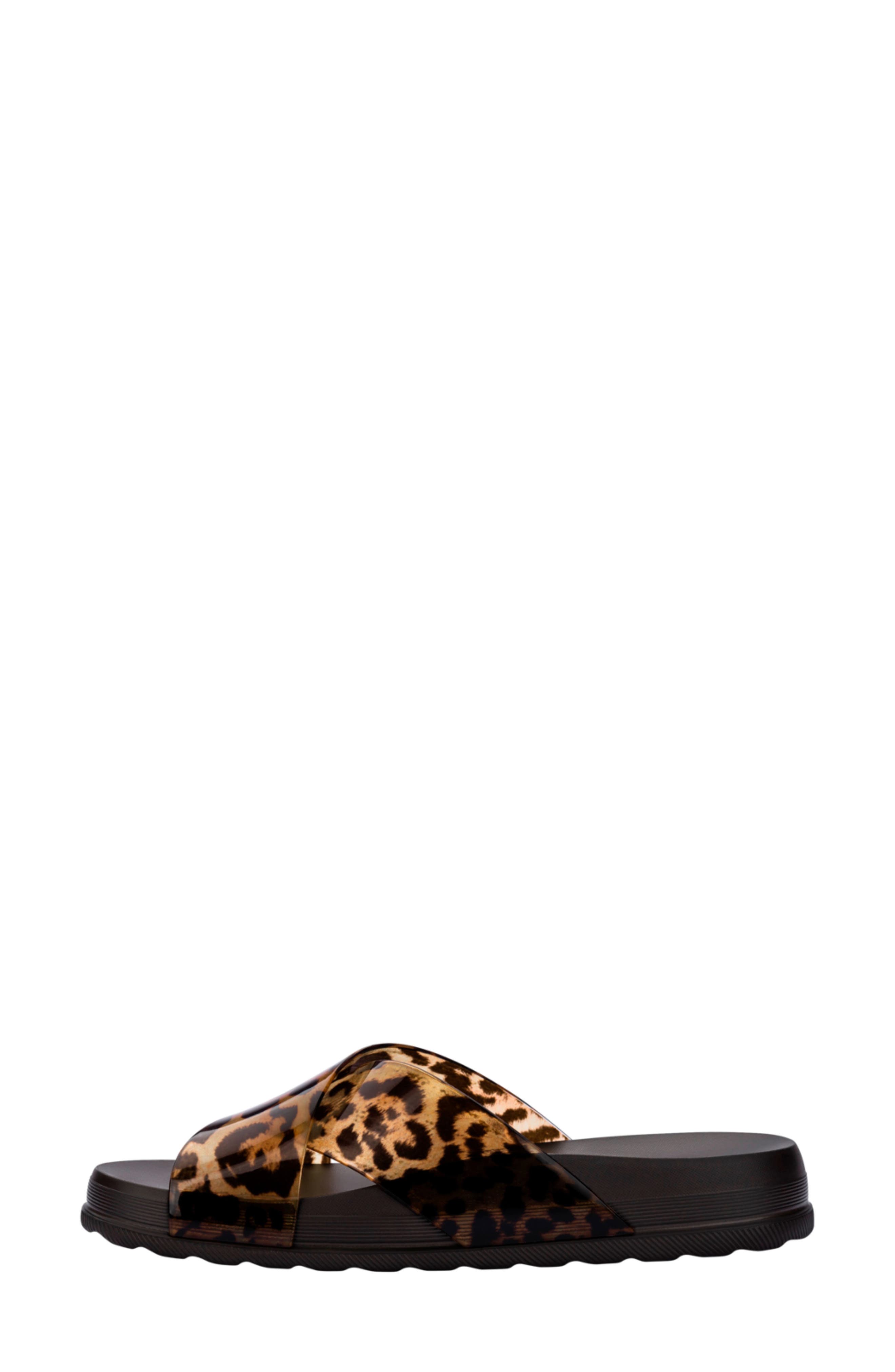 Cozy Cross Platform Slide Sandal, Alternate, color, DARK BROWN