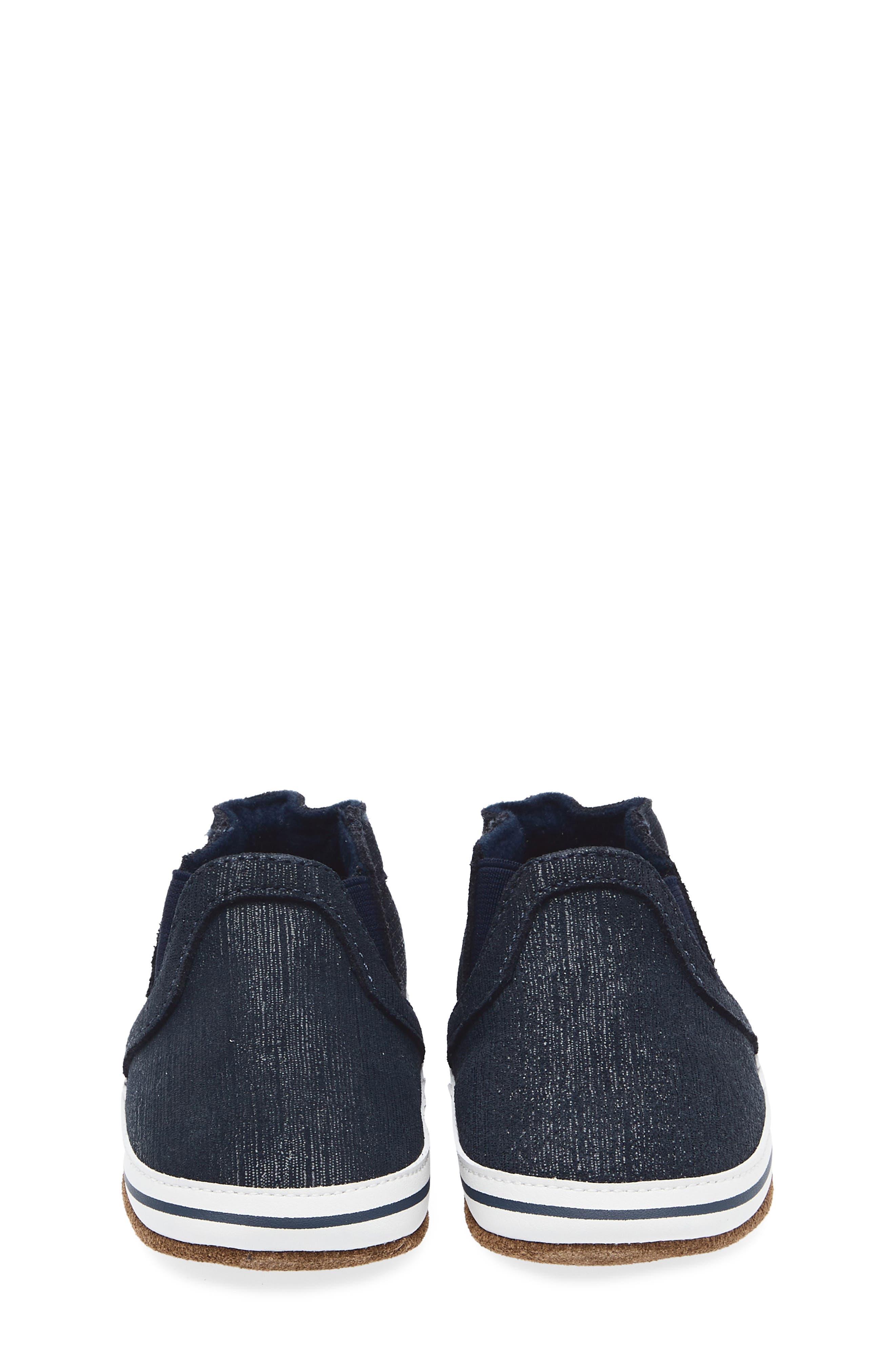 Robeez<sup>®</sup> Liam Slip-On Crib Sneaker, Alternate, color, Navy