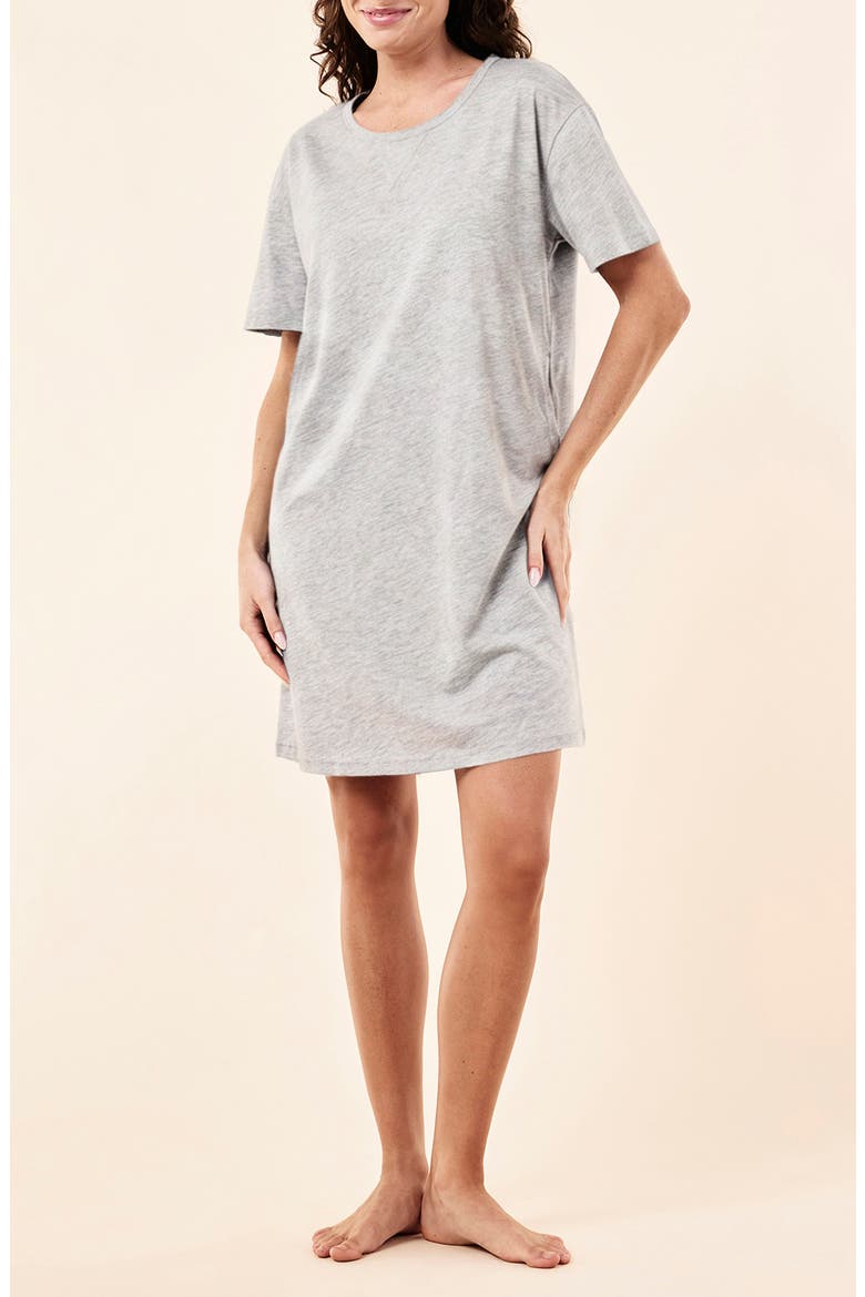 Ada Knit Mini Nightie, Main, color, GREY