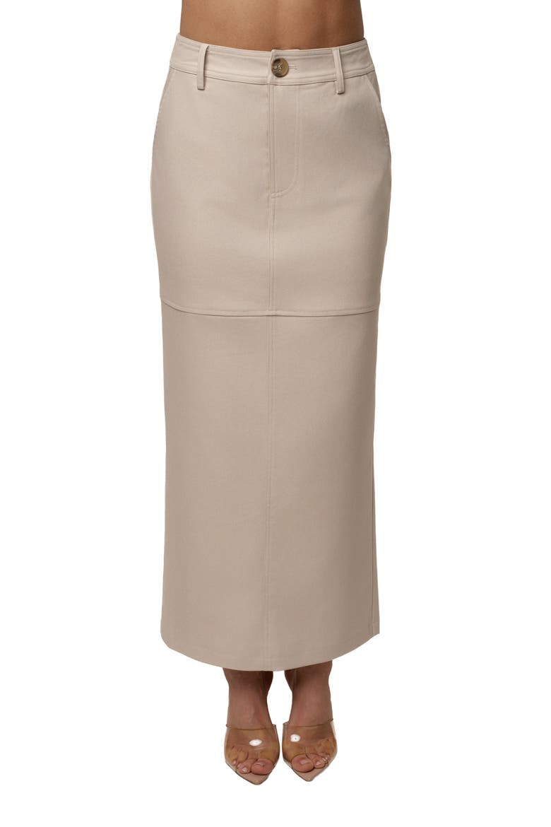 In Focus Skirt, Main, color, Beige
